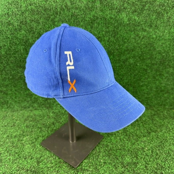 Polo Ralph Lauren Hat RLX Baseball Cap Blue Size S/M - Picture 1 of 9